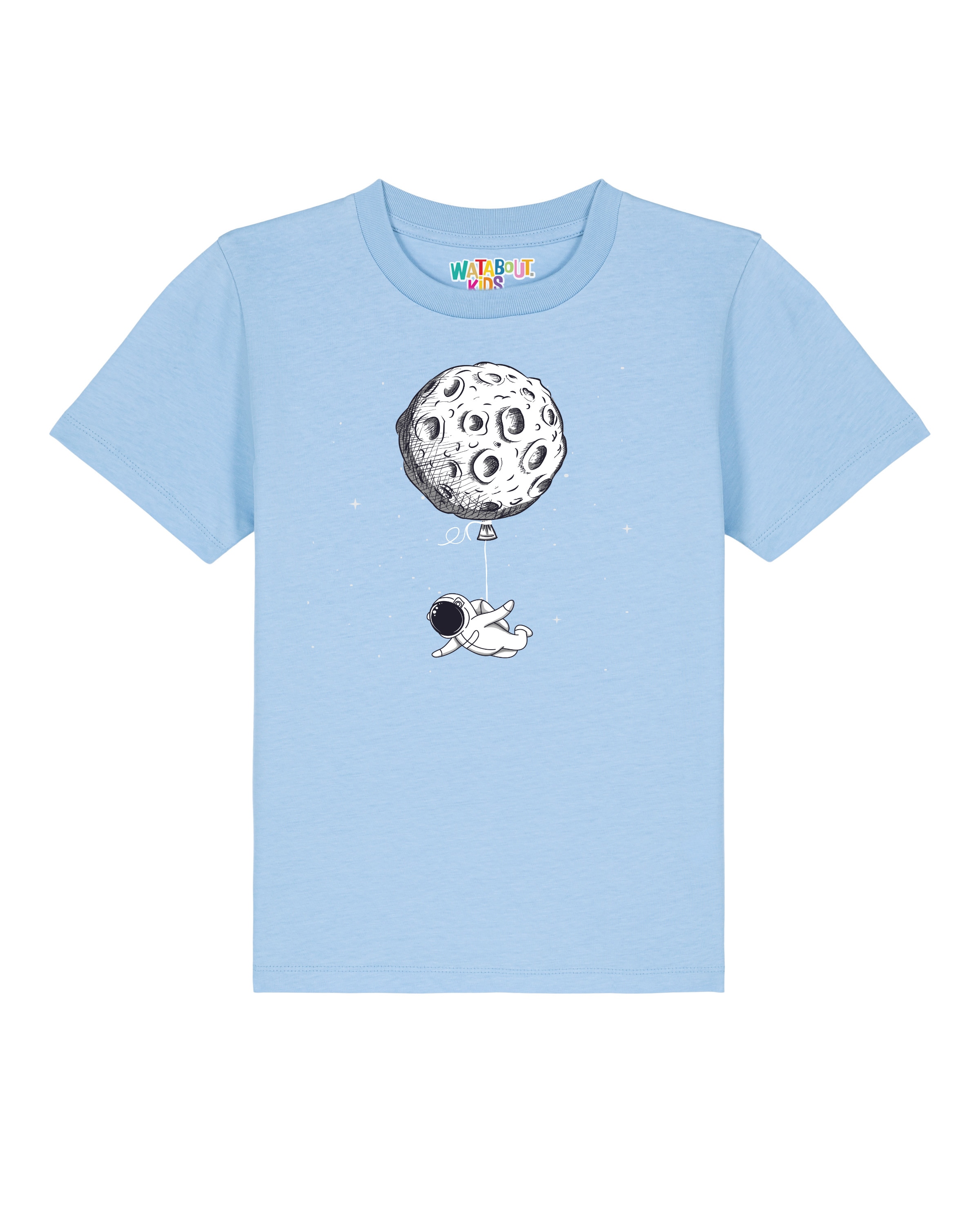 T-Shirt 'Funny Spaceman' watabout.kids en bleu : devant