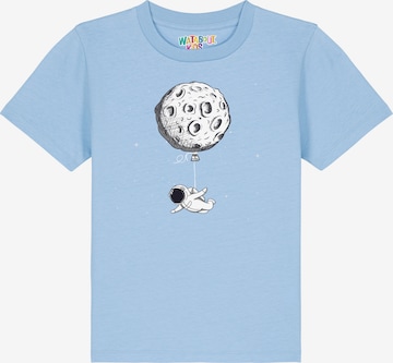watabout.kids Shirt 'Funny Spaceman' in Blue: front