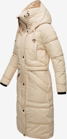 MARIKOO Płaszcz zimowy 'Ayumii' w kolorze beżowy