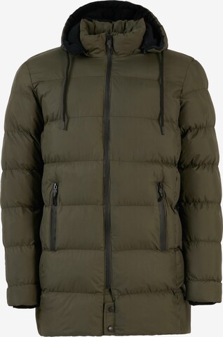 Buratti Winter Coat in Green: front