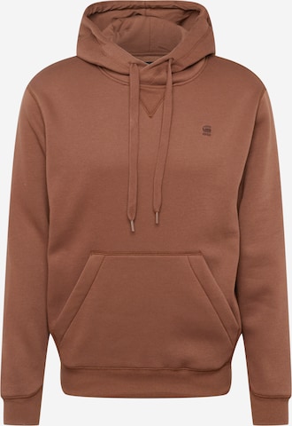 G-Star RAW Sweatshirt 'Premium Core' in Brown: front