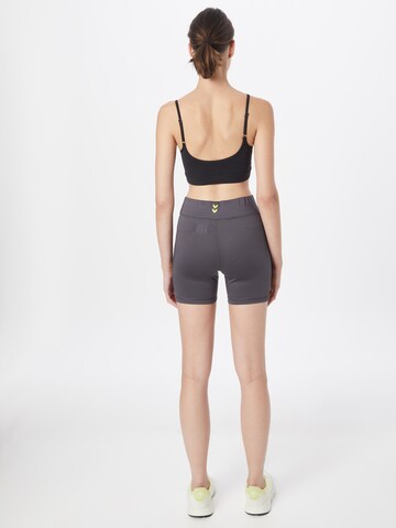 Hummel Skinny Sporthose in Grau