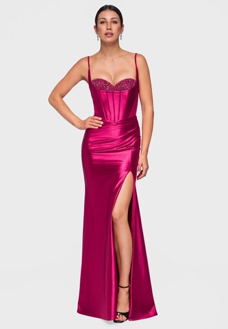 Ombre Evening dress in Pink