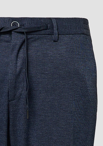 s.Oliver BLACK LABEL Slimfit Broek in Blauw
