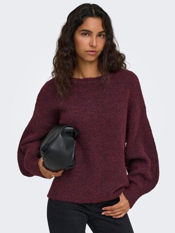 Pull-over 'ONLNellie' ONLY en rouge : devant