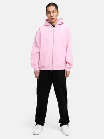 Daily Cotton Sweatjacke 'DCBEND'‌‌‌‌‌‌‌‌‌ in Pink