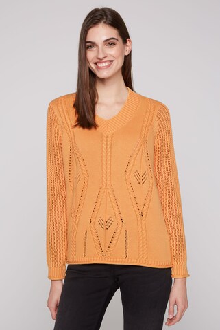 Pullover di Soccx in arancione: frontale