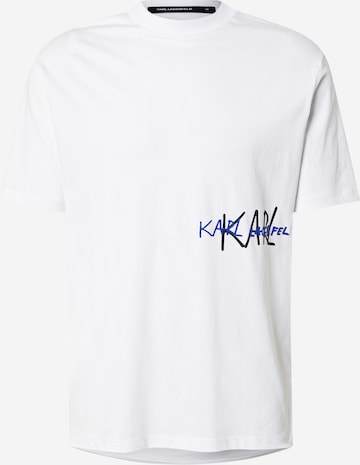 T-Shirt Karl Lagerfeld en blanc : devant