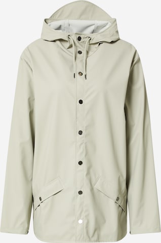 RAINS Performance Jacket in Beige: front