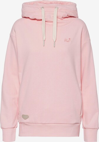 Ragwear Sweatshirt 'Yodis' in Pink: front