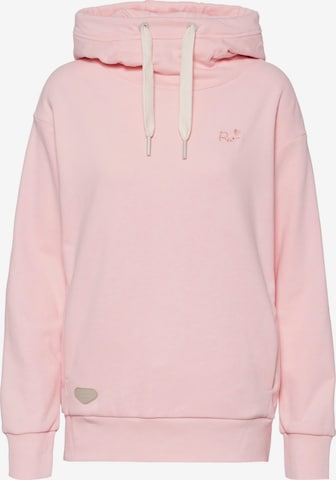Ragwear Sweatshirt 'Yodis' in Pink: predná strana