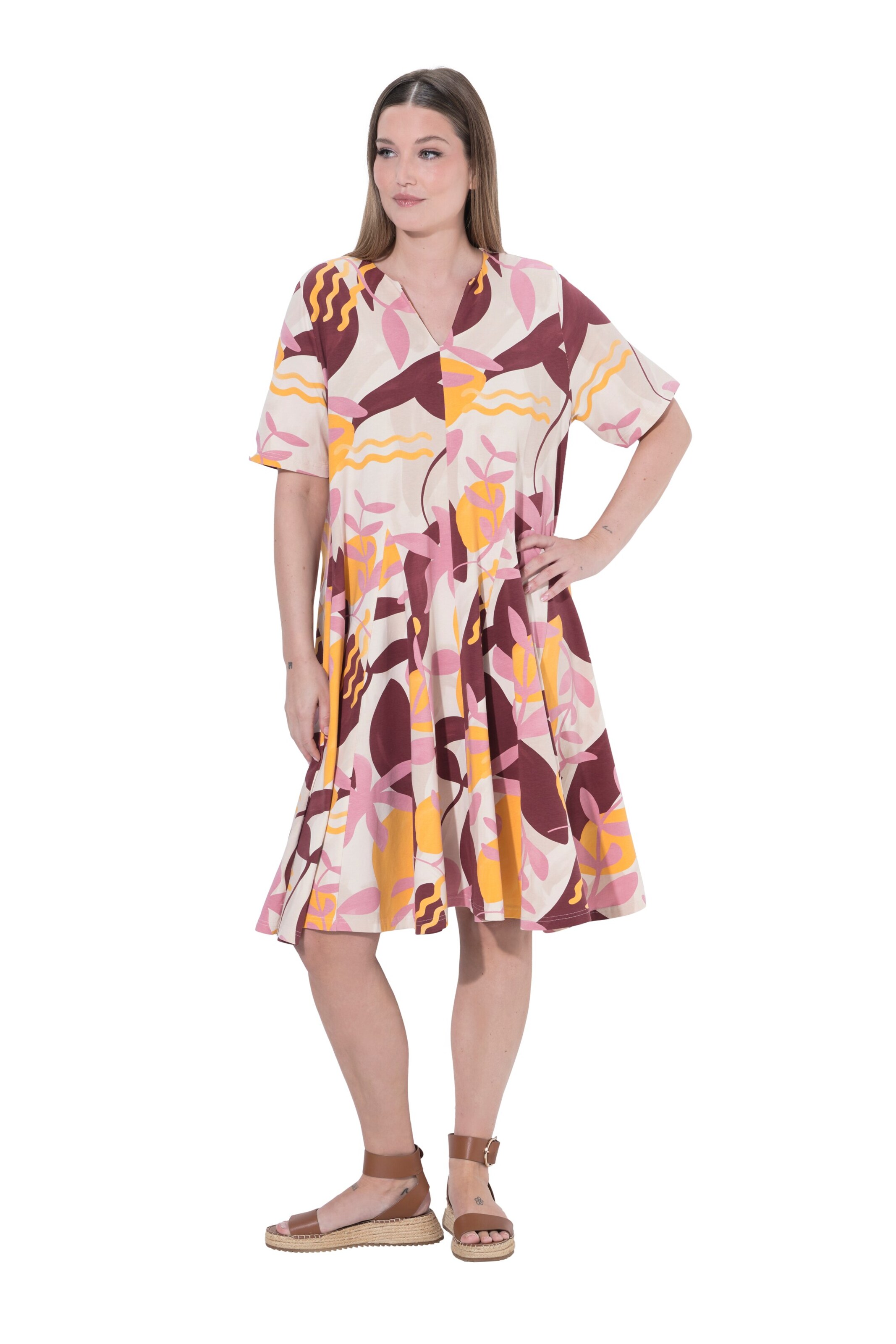 Ulla Popken Dress in Mixed colours
