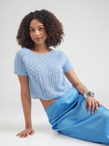 Pull-over 'ONLNOLA' ONLY en bleu : devant