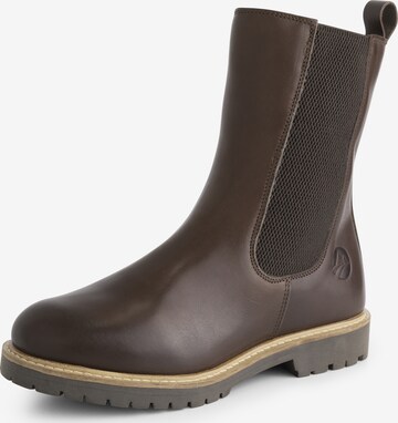 Travelin Chelsea Boots 'Lemming ' in Brown: front