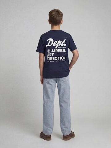 JJ Rebel Shirt 'JREBELijah' in Blue: front