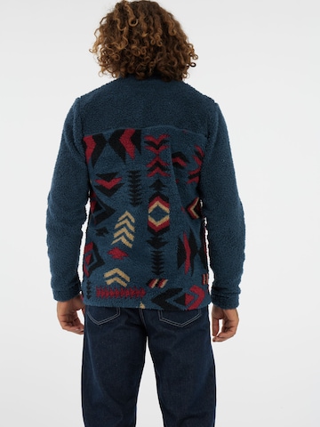 PROTEST Fleece Jacket 'PRTDon' in Blue