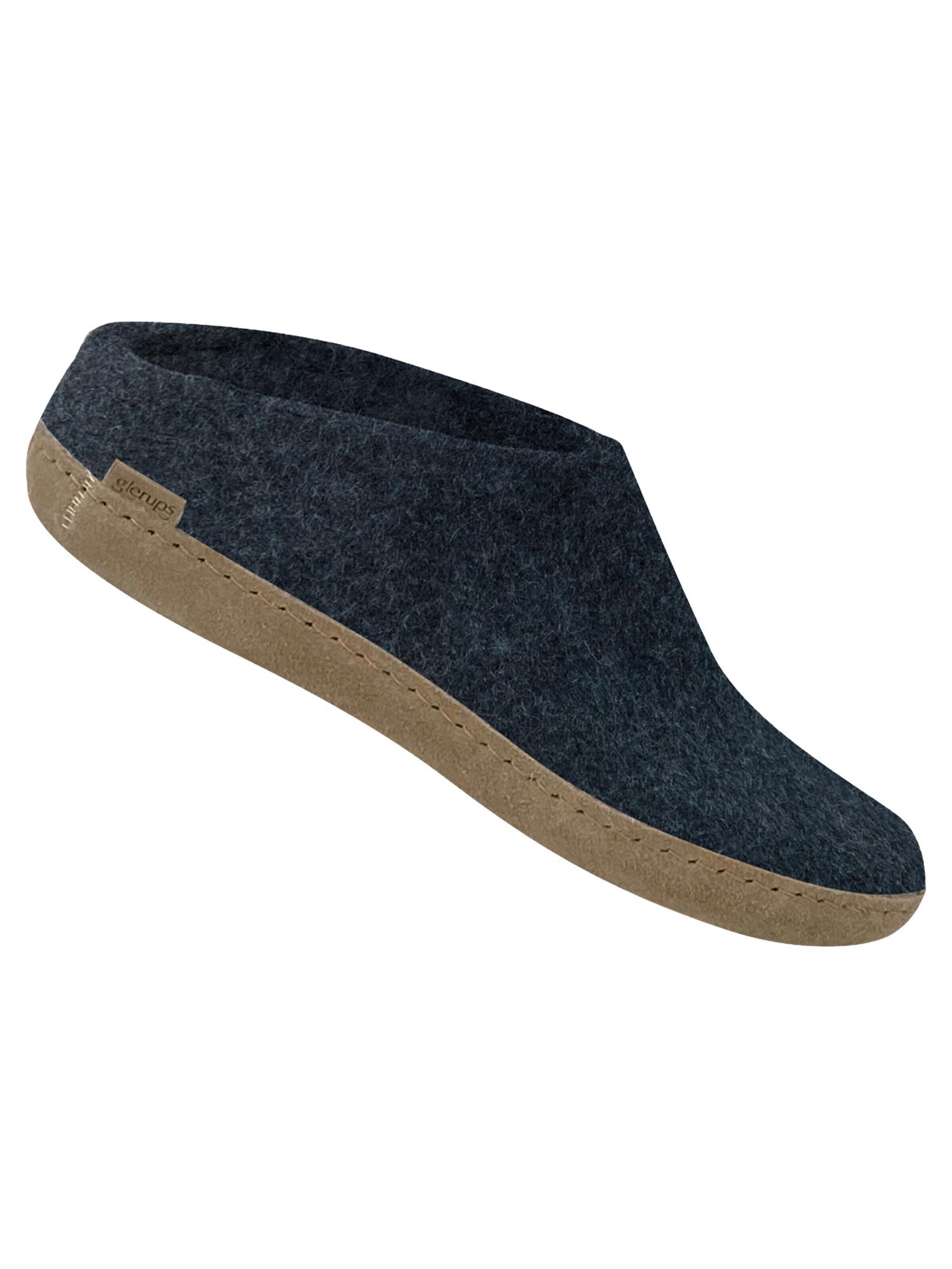 Glerups Huisschoenen 'Ledersohle' in Blauw