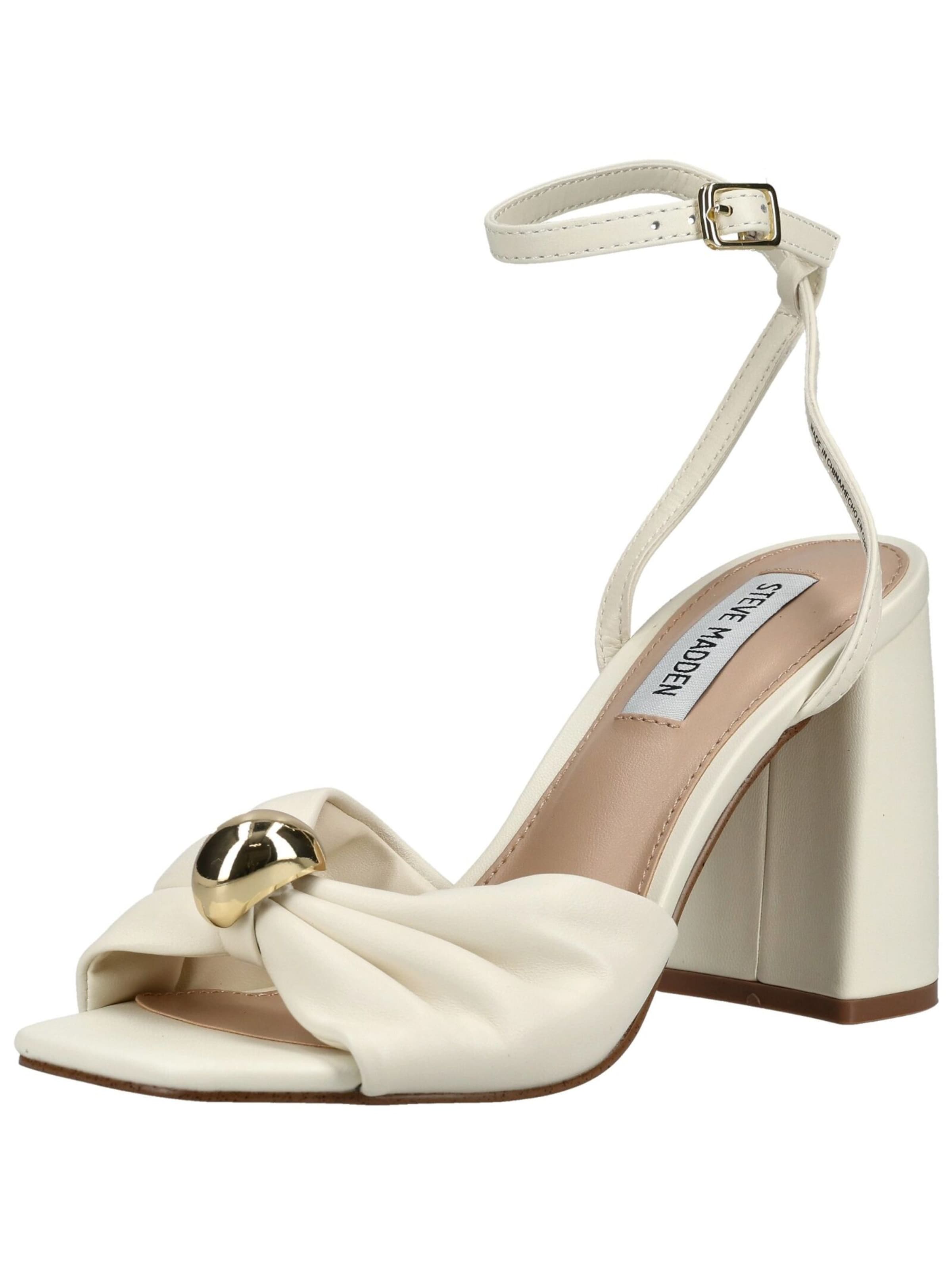 STEVE MADDEN Sandalen met riem in Beige: voorkant