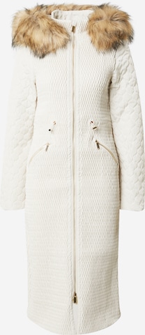 Manteau d’hiver Karen Millen en beige : devant