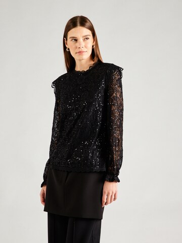 PIECES Blouse 'Olline' in Black: front