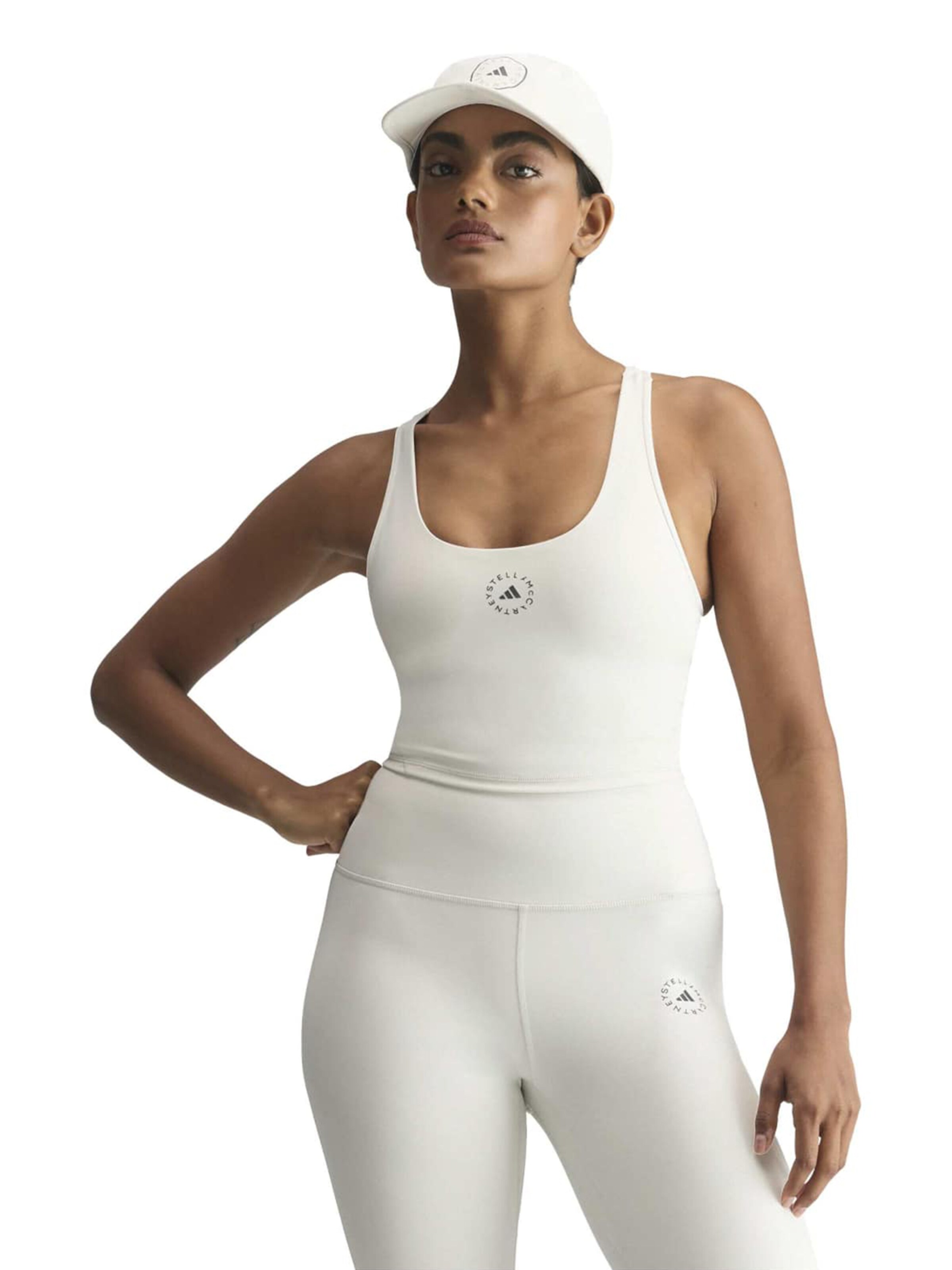 ADIDAS BY STELLA MCCARTNEY Αθλητικό τοπ σε γκρι: μπροστά