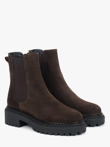 Estro Chelsea Boots '09-3806' in Brown