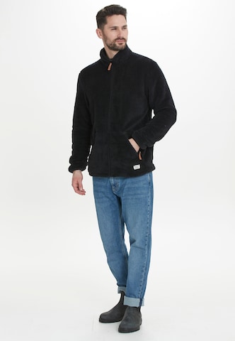 Weather Report Athletic Fleece Jacket 'Legend' in Black