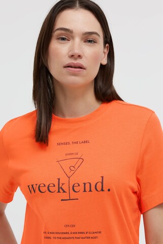SENSES.THE LABEL Shirt in Orange