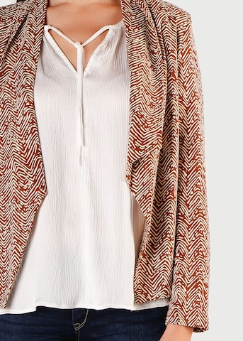 Le Temps Des Cerises Blazer 'MUSA' in Brown