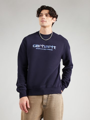 Sweat-shirt 'Solar Chrome' Carhartt WIP en bleu : devant