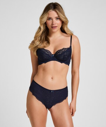 Hunkemöller T-shirt BH 'Marine' in Blauw