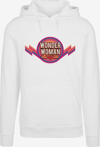 F4NT4STIC Sweatshirt 'DC Comics Wonder Woman' in Wit: voorkant