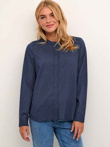 Camicia da donna 'Rose' di Kaffe in blu