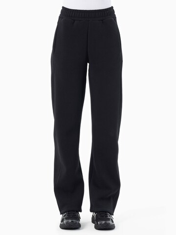 Organication Regular Pants in Black: front