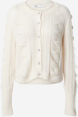 ONLY Knit Cardigan 'DARLING' in Beige: front