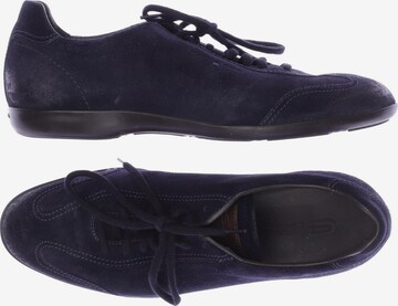 Santoni Halbschuh 39 in Blau: predná strana