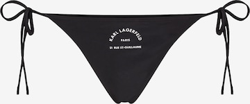 Karl Lagerfeld Dół bikini w kolorze czarny: przód