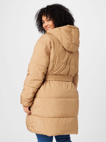 Vero Moda Curve Winterjas in Beige