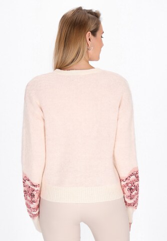 Usha Knit cardigan in Beige
