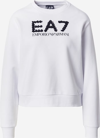 EA7 Emporio Armani Collegepaita värissä valkoinen: etupuoli