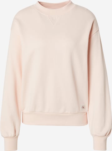 Calvin Klein Jeans Collegepaita värissä vaaleanpunainen: etupuoli