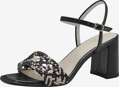 TAMARIS Sandalen met riem in de kleur Beige / Zwart, Productweergave