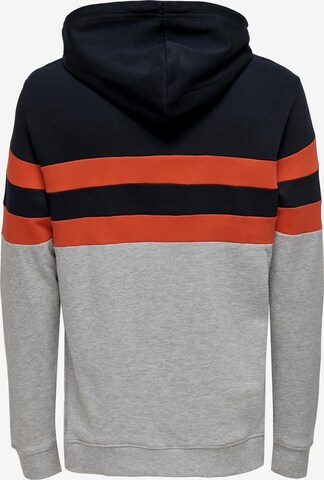 Only & Sons Sweatshirt 'Jacob' in Grey