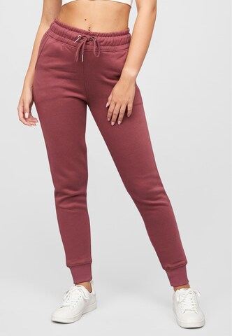 Tapered Pantaloni sportivi di Cloud5ive in marrone: frontale