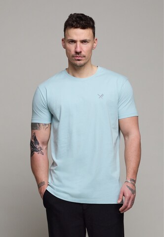 T-Shirt Distorted People en bleu