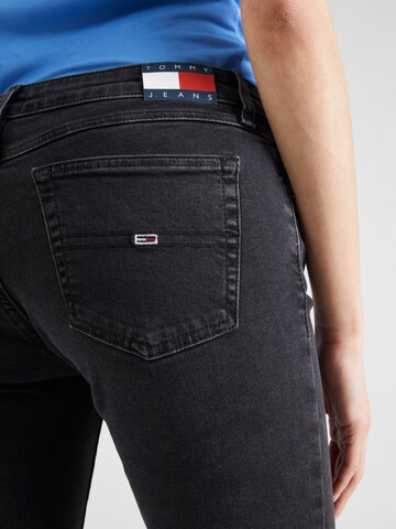 Tommy Jeans Skinny Kavbojke | črna barva