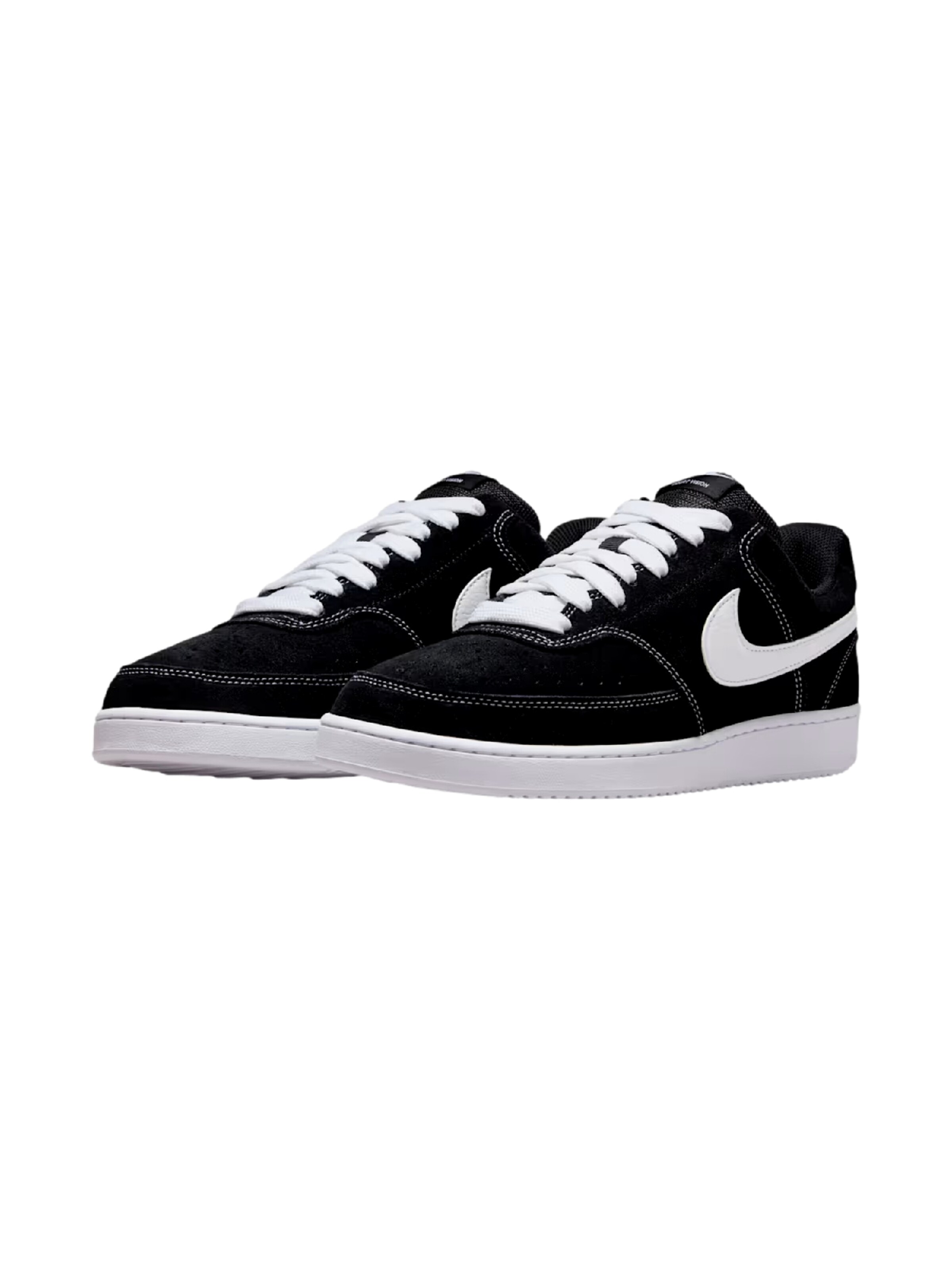 NIKE Nízke tenisky 'COURT VISION' - Čierna