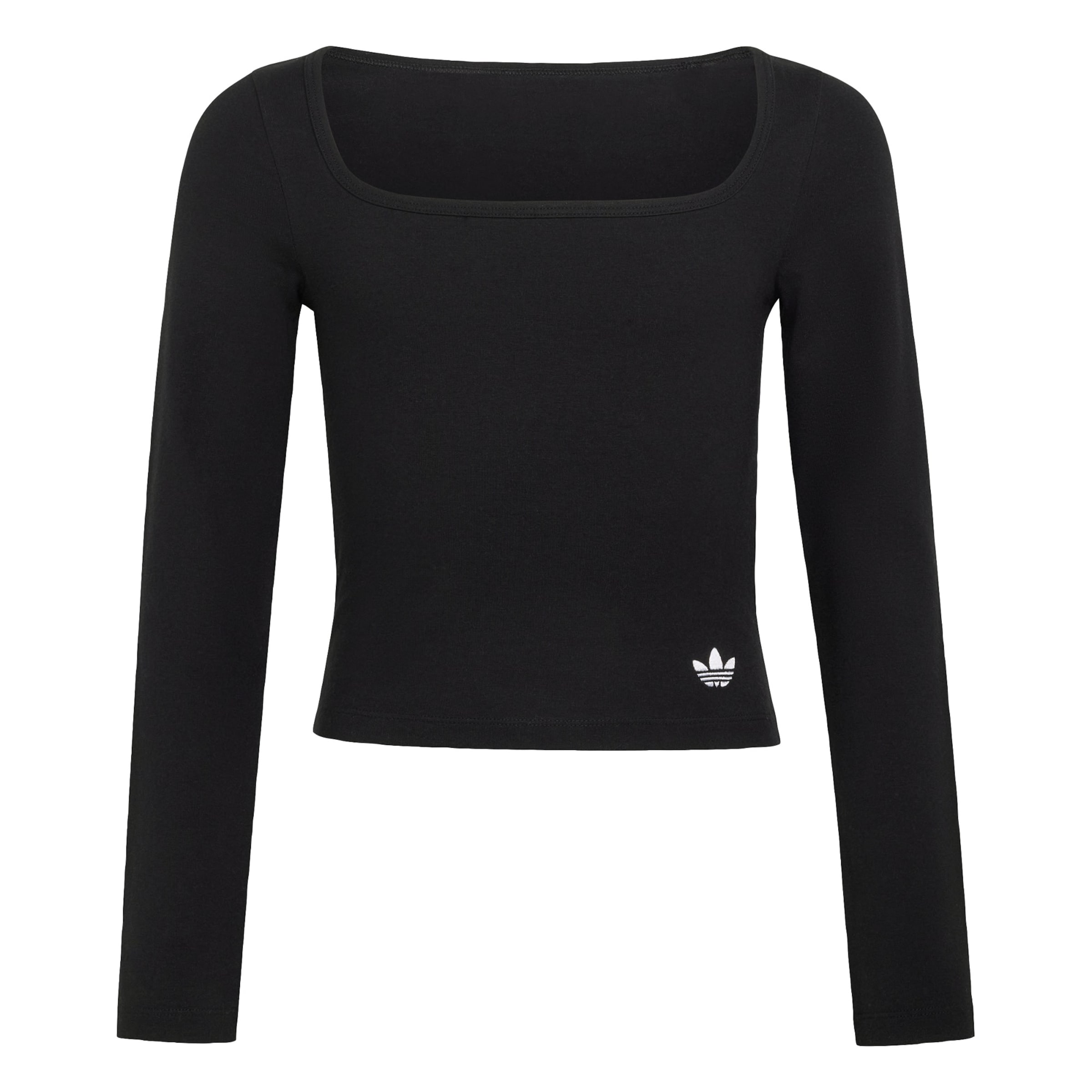 ADIDAS ORIGINALS Shirt in Zwart: voorkant