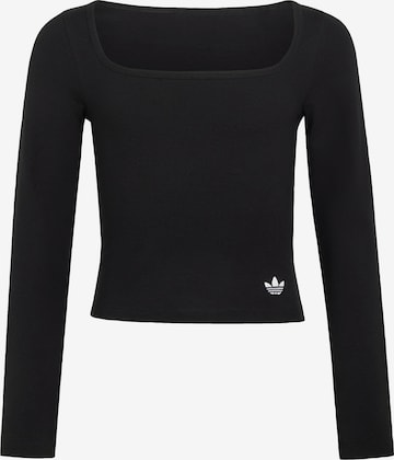 ADIDAS ORIGINALS - Camiseta en negro: frente