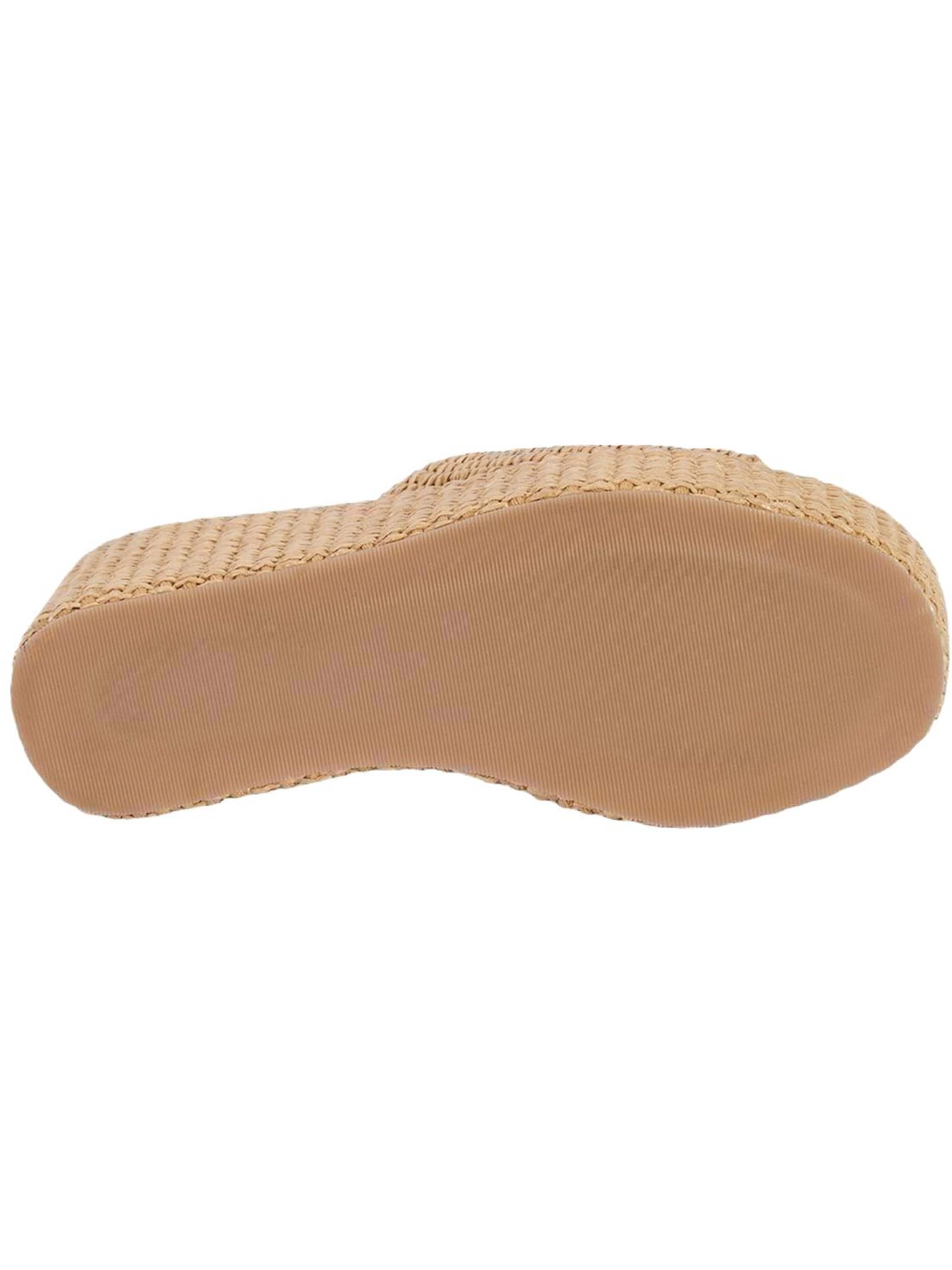 Desa - Zapatos abiertos 'DESA Damen-Keilsandalen aus Raffia' en beige